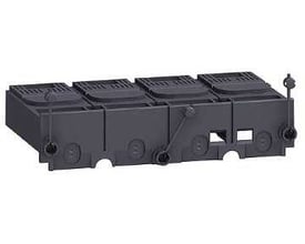 Schneider Electric klemmeafdækning, kort, 4-polet model til NSX100-250 elektriske installationer.