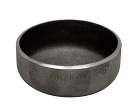 Indura endebund i P265GH stål, 219,1 x 6 mm, H: 70,7 mm, DIN 28011 standard.