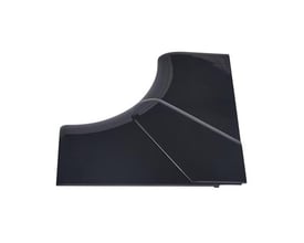 Legrand DLP indvendigt hjørne 50x130 sort er justerbart fra 80-100 mm og passer til kabelkanaler.