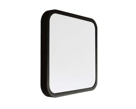 V-Tac 24W LED loftslampe set fra siden, viser den firkantede form med afrundede hjørner og sort kant.