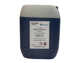 ChemWorks kølervæske koncentrat i en 11 kg blådun tank med tydelig mærkat, der beskriver anvendelse.