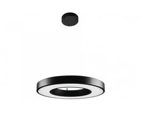 SG Armaturen Circulus Maxi pendel i sort stål med 30W LED og ensartet lys, 4000K og 3150 lumen.