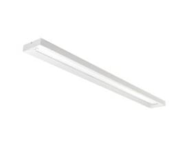 SG Armaturen Ecoline Connect 1600 LED armatur i hvid, vist fra siden med fokus på den integrerede lyskilde og det slanke design.