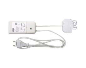 Nordtronic 350mA LED driver, model NT-1884, 8-20W og dæmpbar, med stikprop og fordelerboks til 6 spots.