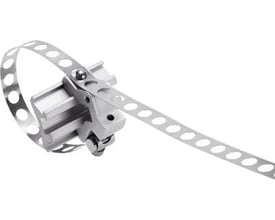 Festo monteringssæt SMBR-8-8/100-S6 med perforeret metalbånd til fastgørelse af cylindere på T-slot.