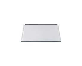 Franke Basic BSV 1410 U/ vask, bordplade i rustfrit stål på 1410x610 mm, vist isoleret på hvid baggrund.