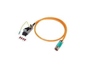 Siemens strømkabel 4X1.5 C med stik str.1, 3 meter langt, UL/CSA godkendt og Motion connect 500.