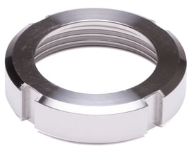 Omløber sms 304 i rustfrit stål med en ydre diameter på 51mm, ideel til levnedsmiddelfittings.