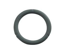VSH Viton O-ring på 108 mm, en mørk, rund tætningsring set forfra.