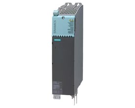 Siemens Sinamics S120 basis line modul, 34A, 20kW, med DC 600V output og intern luftkøling, monteret.