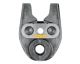 Rems Mini HE32 presstang af hærdet stål med synlige preskonturer og brandnavn i gul.