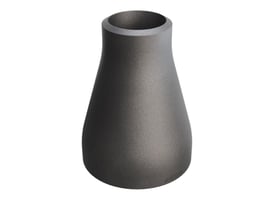 Koncentrisk reduktion i P235GH stål med dimensioner 48,3/2,6x26,9/2,3 mm og 3.1 certifikat.