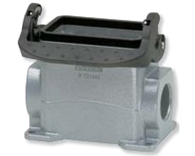 Procon Multistik sokkelhus B6 i pulverlakeret aluminium med langsgående låsebøjle og M20 forskruningshul.