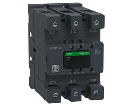 Schneider Electric TeSys Deca Advanced 3-polet kontaktor med 115A AC3-klassificering og 48-130V AC/DC spole.