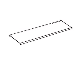 Legrand GLO-4 låg til kabelstige, 300 mm bredt og varmgalvaniseret til udendørs brug.