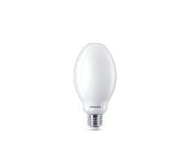 Philips CorePro LED HPL-lyskilde med mat, oval diffusor og E27-fatning, 13 W og 2000 lm.