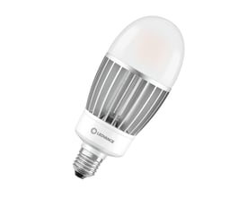 Oversigtsbillede af Ledvance HQL LED-pære med 41W effekt og 840/4000K farvetemperatur, der viser den solide konstruktion.