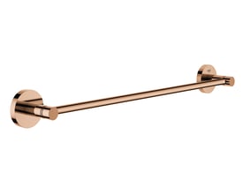 Grohe Essentials enkel håndklædestang på 45 cm i poleret Warm Sunset kobberfarve.