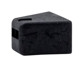 Et sort no-mark gummianslag til Tjep ST15/50 Gas 3G, vist isoleret på en hvid baggrund.