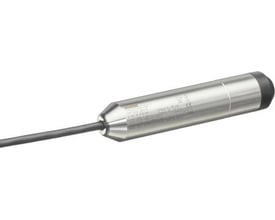 Siemens Sitrans transm LH100 niveautransmitter i rustfrit stål med gråt kabel og 0-6 MH2O måleområde.