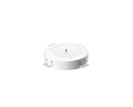 SLV MEDO downlight i hvid, set bagfra, fremhæver monteringsclips og den robuste konstruktion.