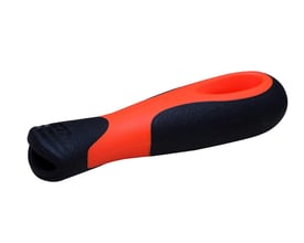Bahco Ergo™ filehæfte i sort og orange, vist fra siden med ergonomisk greb og Bahco-logo.