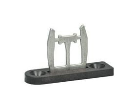 Standard, lige nøgle AZM 161-B1 til sikkerhedsafbryder, vist på hvid baggrund.