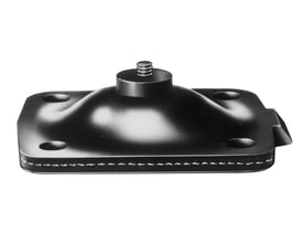 Membran type 300 i sort butylgummi, med 3/4" gevind og fire monteringshuller, velegnet til brugsvand.
