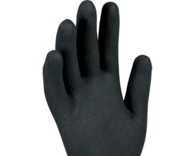 Sort OX-ON Flexible Advanced 1900 handske i str. 10, vist tæt på, med fokus på materialets tekstur og pasform.