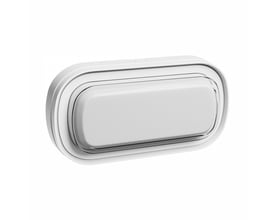SpectrumLED Pastilo 10W oval LED væg- og loftlampe i hvid med afrundet lysdæksel og CCT-funktion.