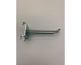 Maskinfabrikken Universal dobbelt varekrog 50mm med rund snude og Ø4mm tykkelse, vist med dobbelt bagplade.