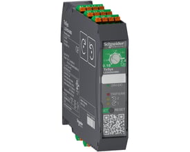 Schneider Electric TeSys H reverserende motorstarter LZ2H2X43BD, 22,5mm bredde med 0,75kW effekt og 110-230VAC styring.