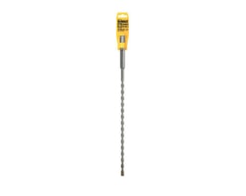 DeWalt SDS-Max hammerbor med to skær, Ø14 mm og målene 540 x 400 mm ses med langt spiralbor i gul emballage.