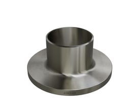 Rustfri svejsekrave af type 35, 54 mm i W 1.4404 stål med INDURA logo.