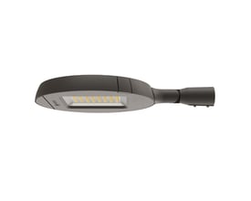 Gråt Ledvance Urban Flex Street gadearmatur med synlige LED-moduler og Ø60 mm mastetilslutning, 20 W og 3210 lm.