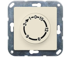 Siemens Delta timer til indbygning i el-hvid, med 2-polet design og 15 minutters køretid.