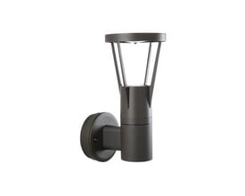 SG Armaturen Arco Air Wall LED væglampe i mat grafit, 6,5W, 2700K med opadgående lys.