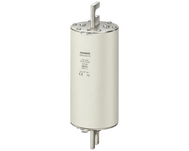 Siemens SITOR sikring 3NE5 450A med aR karakteristik, NH3 størrelse, på hvid baggrund med metalterminaler.