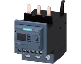 Siemens overvågningsrelæ S2, 24V UC, skrue med betegnelsen 3RR22 og terminaler mærket 2/T1, 4/T2, 6/T3.