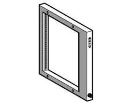 Schneider Electric rammefotocelle XUV med optisk ramme på 200x180 mm i metal. Velegnet til dynamisk og statisk objekt detektion.