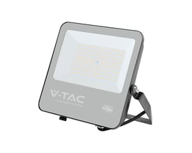 V-TAC LED projektør VT-44101 med 100W Cree chip og varmt hvidt lys, monteret på justerbart beslag.