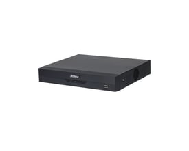 Dahua XVR5108HS-4KL-I3/T 8-kanals 5MP videooptager i sort, set skråt forfra med ventilationsåbninger på siden.