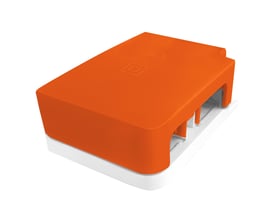 LEDVANCE smalt aflastningskit til Performance DALI LED-driver, vist skråt forfra med orange overdækning og hvid bund.