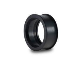 Votec Insitu muffe med stop i sort gummi, 110 mm i diameter og 60 mm i bredden, vist på hvid baggrund.