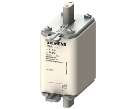 Siemens LV HRC sikringselement 3NA3 med 125A mærkestrøm, NH00 størrelse og gG karakteristik, 500V.