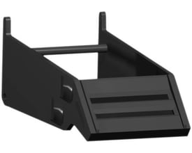 Schneider Electric holdebøjle RXZR335 i sort plast, designet til fastholdelse af RXM relæer i sokkel.