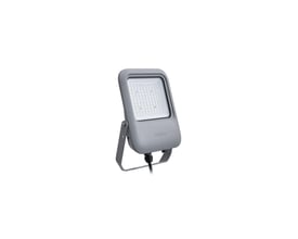Grå Philips CoreLine Tempo BVP102 Small All-in-projektør med synlige LED'er, monteringsbøjle og 5000 lm.
