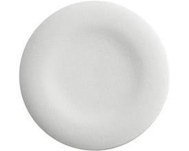 Schneider Electric hvid trykflade uden tekst til Ø22mm huller, viser den flade frontring.