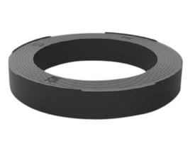 VOTEC topring i genbrugsplast, 600 mm i diameter og 100 mm i bredde med fals og D400 belastningsklasse.