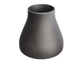 Konisk reduktion i P235GH stål, 139,7 mm / 4x76,1 mm / 2,9 mm, DIN 2616 / EN 10253-2, med certifikat 3.1.